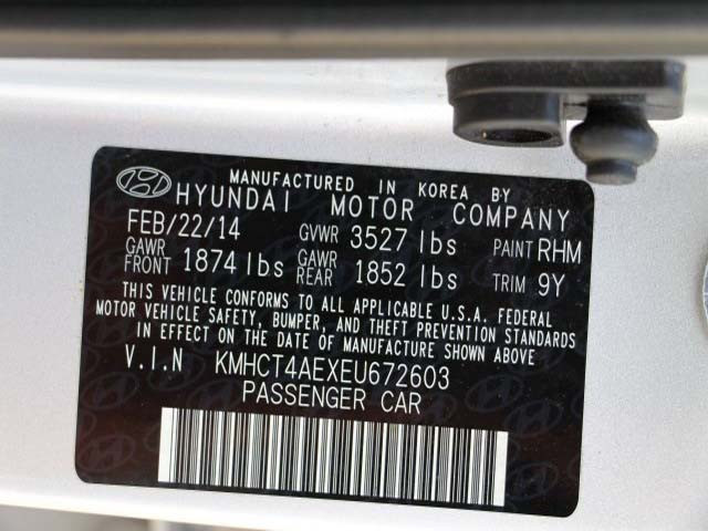 2014 Hyundai Accent 4D Sedan - 672603 - Image #9